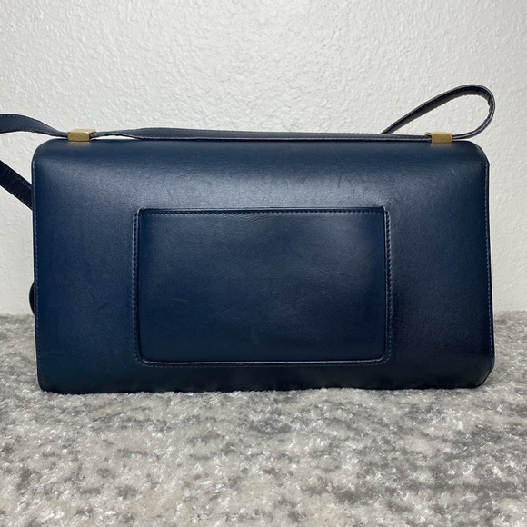 Celine Bicolor Calfskin Leather Medium Case Bag - Picture 3 of 15